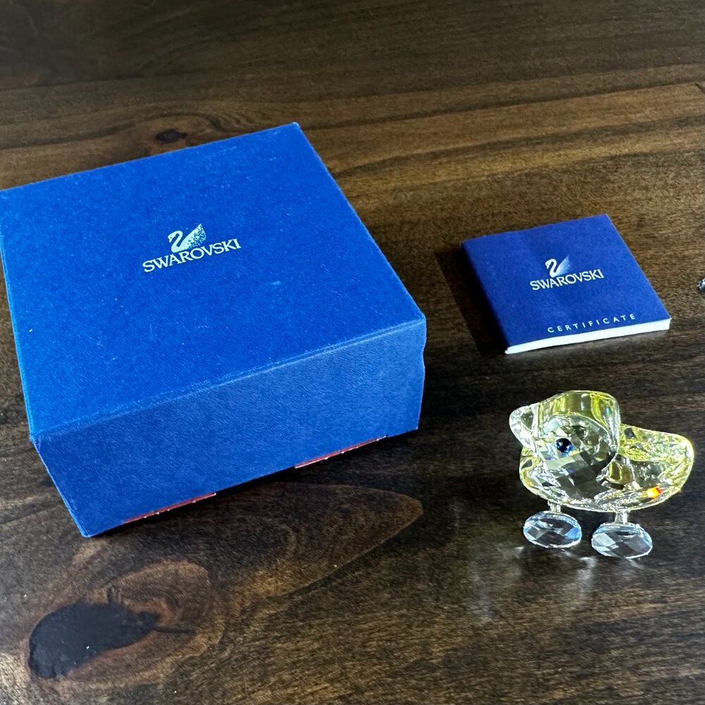 RETIRED Swarovski Crystal Memories Figurine w/Box - Lucy the Duck - 9460 200 001 - Picture 6 of 7